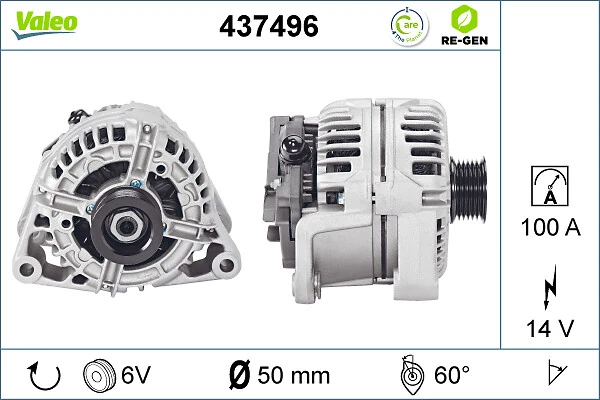 VALEO 437496 Alternator