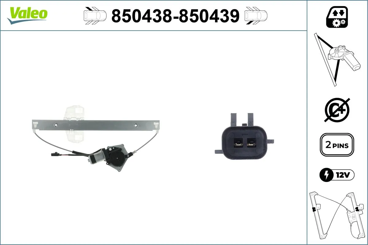 VALEO 850438 Window Regulator