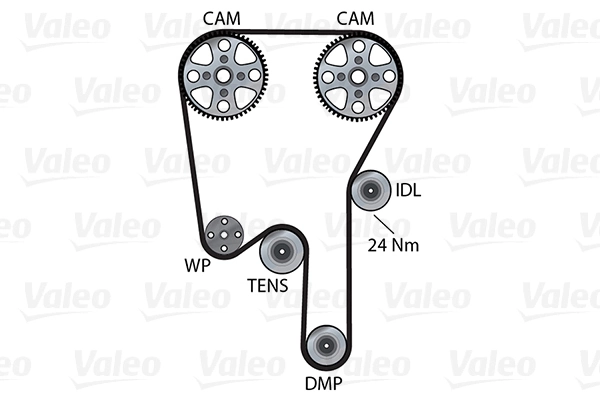VALEO 614686 Water Pump & Timing Belt Kit