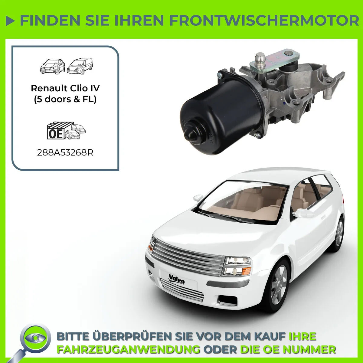 VALEO 582756 Wiper Motor