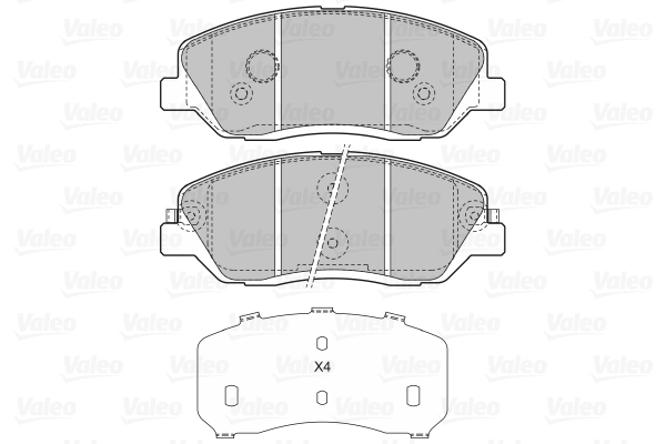 Brake Pad Set, disc brake 598937