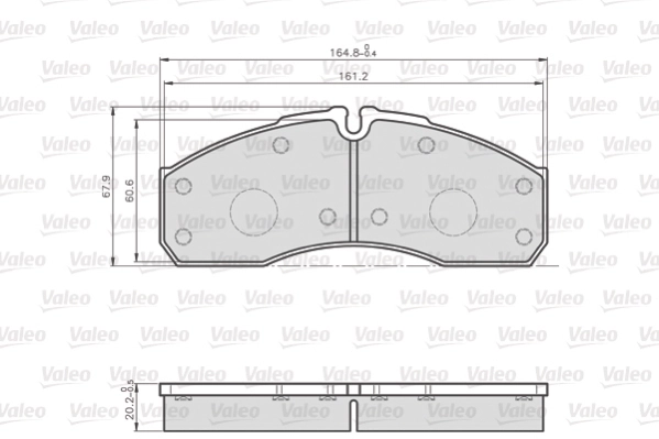 Brake Pad Set, disc brake OPTIPACK for LCV 872160