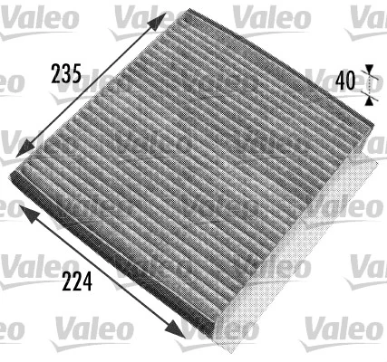 Filter, cabin air VALEO PROTECT 698778