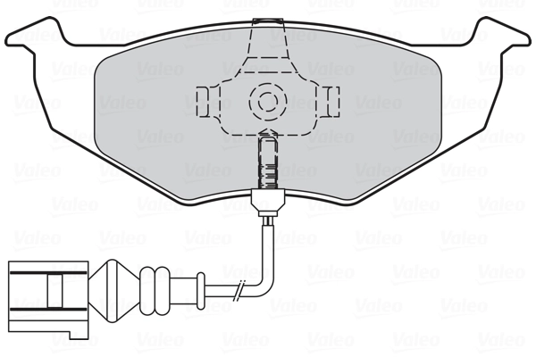 Brake Pad Set, disc brake FIRST 301805
