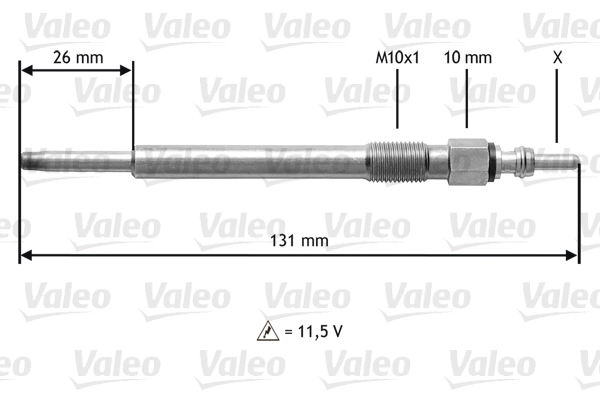 VALEO 345201 Glow Plug