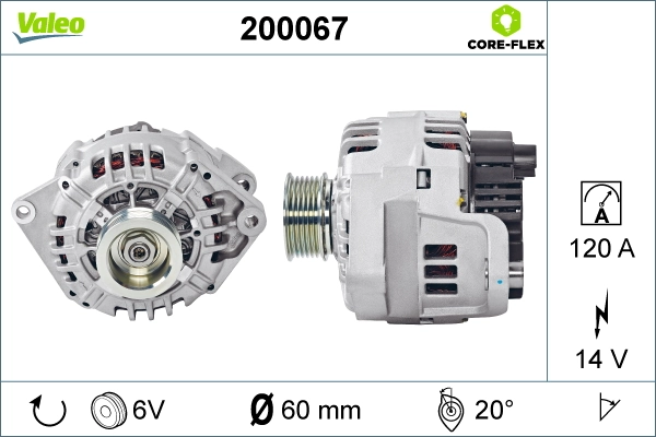 VALEO 200067 Alternator