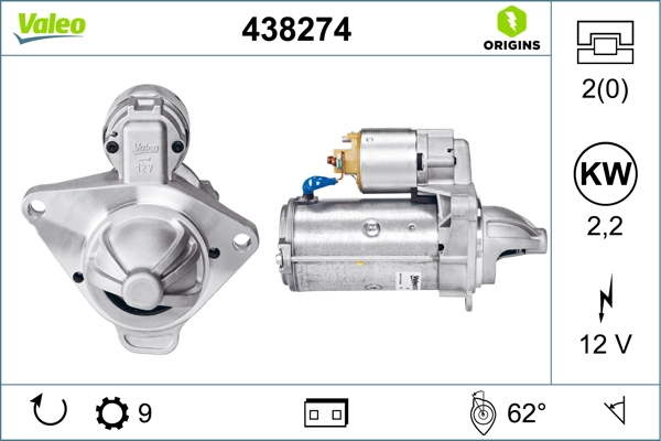 VALEO 438274 Starter