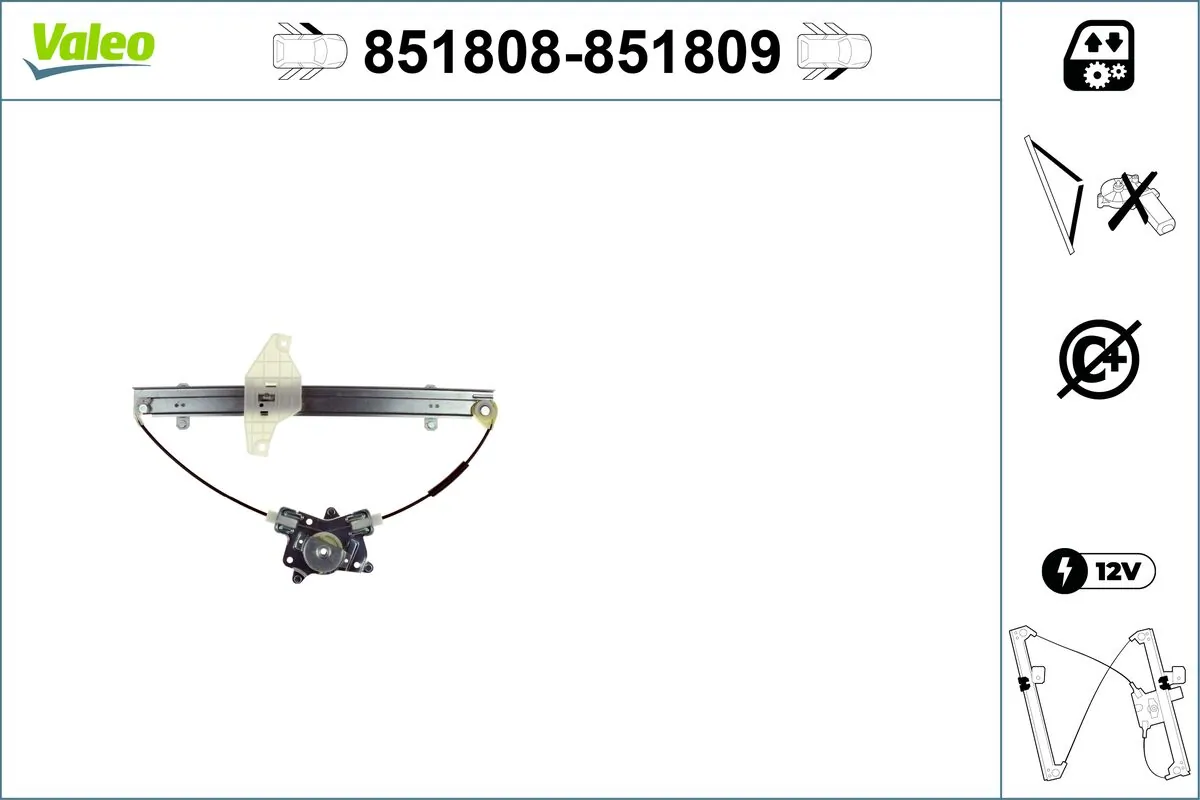 VALEO 851808 Window Regulator