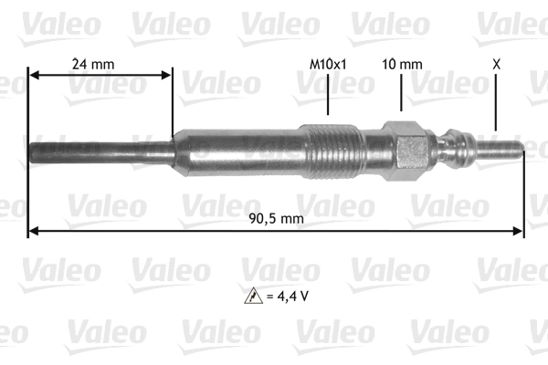 VALEO 345172 Glow Plug