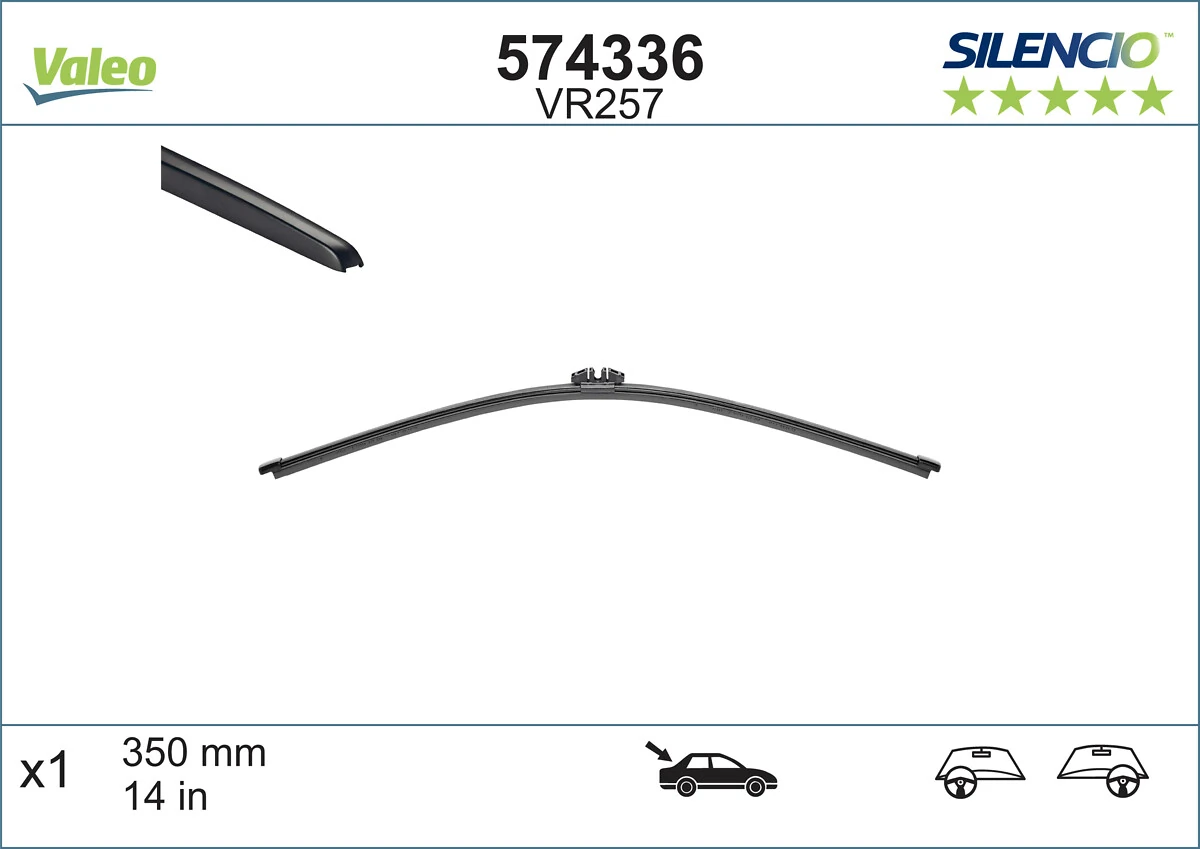 Wiper Blade SILENCIO REAR 574336