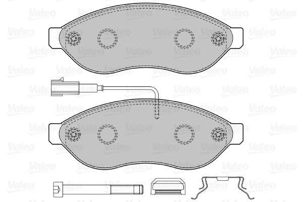Brake Pad Set, disc brake 598891