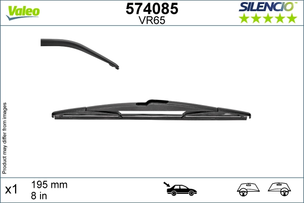 Wiper Blade SILENCIO REAR 574085