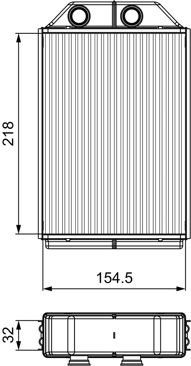 Heat Exchanger, interior heating 811530