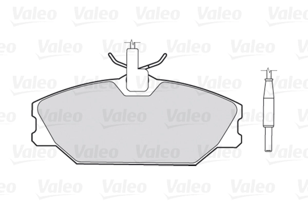 Brake Pad Set, disc brake FIRST 301061