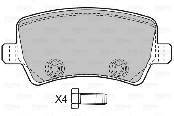 Brake Pad Set, disc brake 598928
