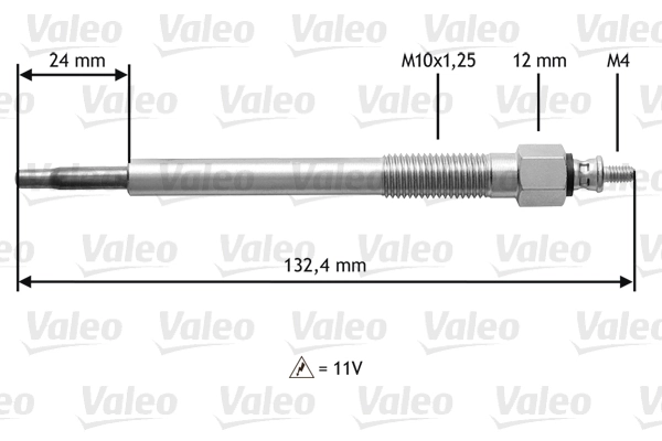 VALEO 345163 Glow Plug