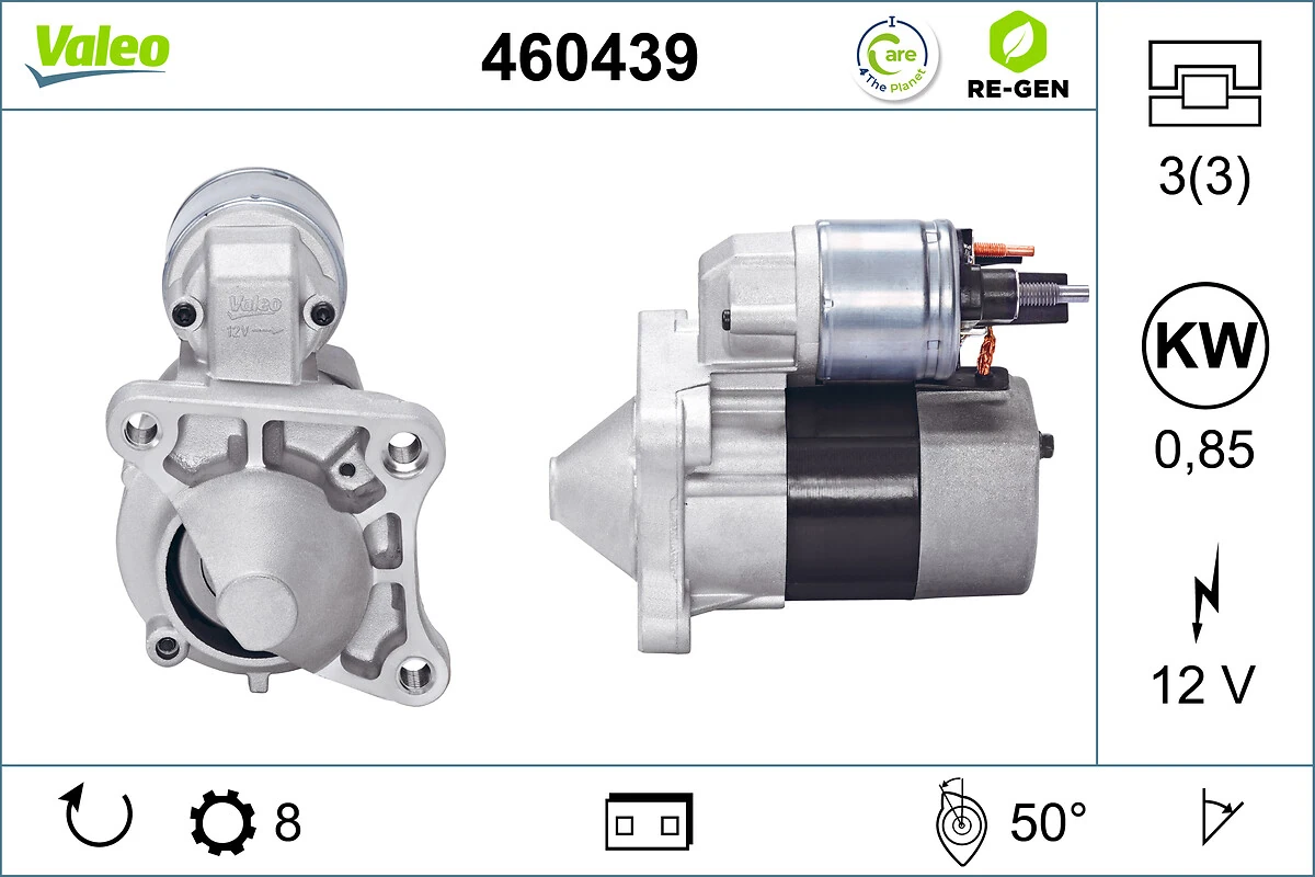 Starter VALEO RE-GEN REMANUFACTURED 460439
