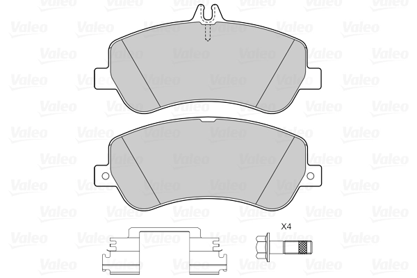 Brake Pad Set, disc brake 601389