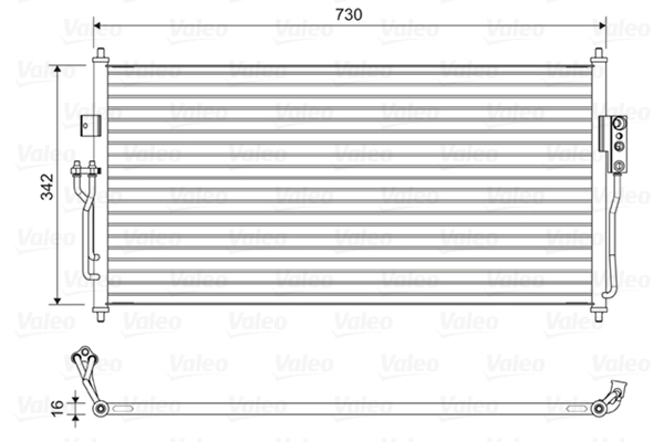 Condenser, air conditioning 822583