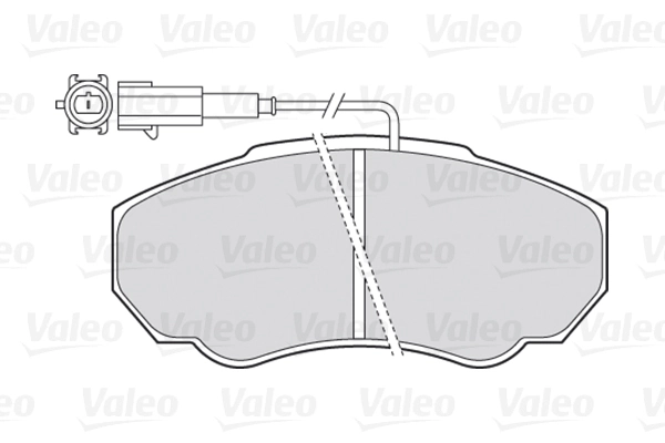 Brake Pad Set, disc brake FIRST 301568