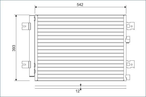 Condenser, air conditioning 814077