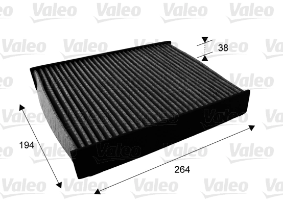 Filter, cabin air VALEO PROTECT 715672