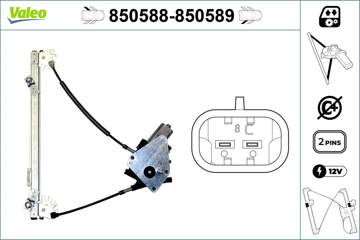 VALEO 850588 Window Regulator