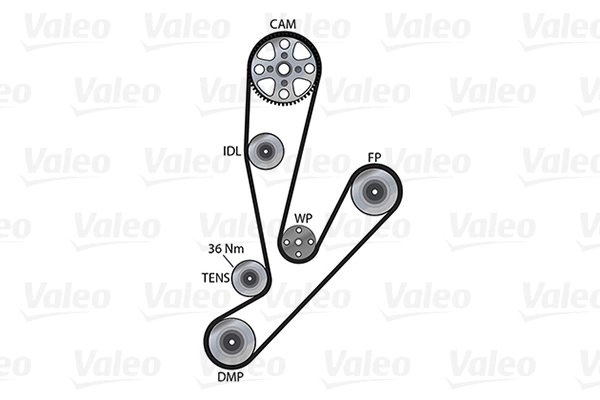 VALEO 614581 Water Pump & Timing Belt Kit