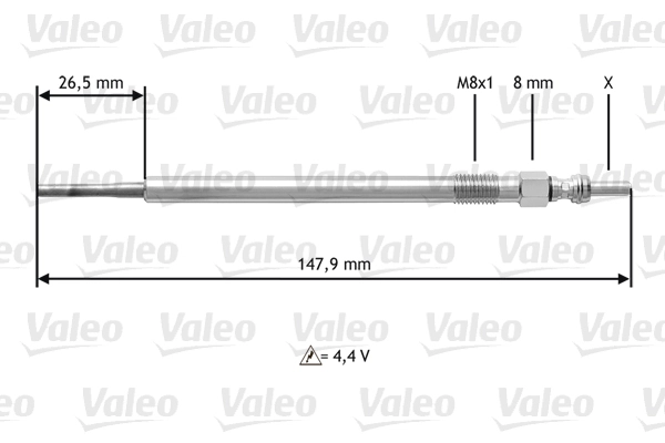 VALEO 345142 Glow Plug