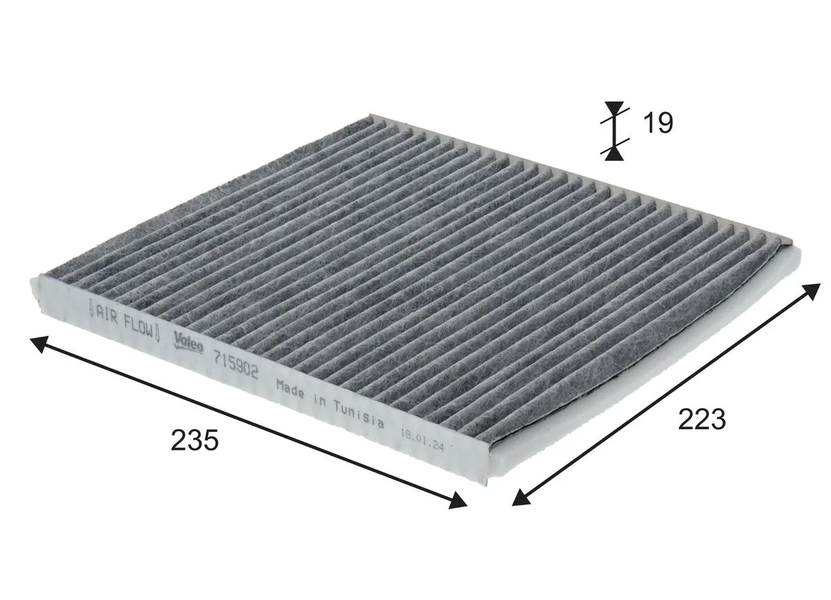 Filter, cabin air VALEO PROTECT 715902