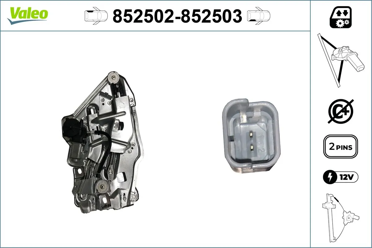 VALEO 852502 Window Regulator