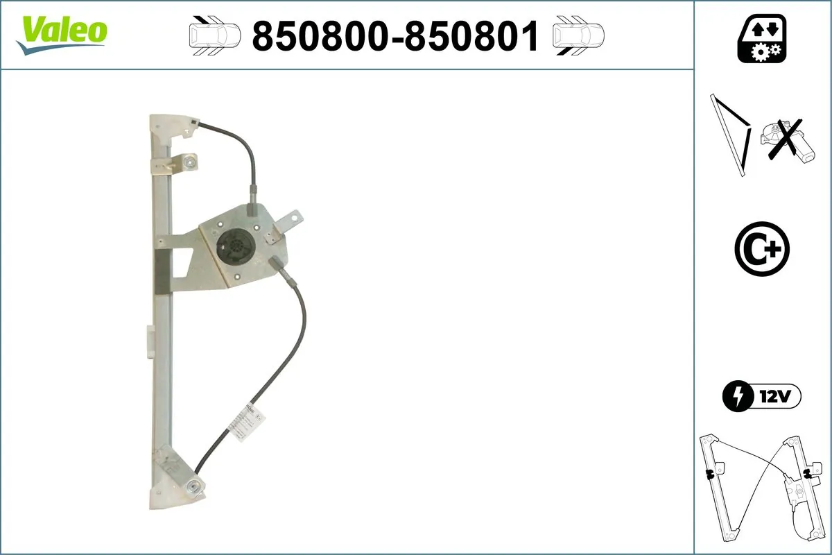 VALEO 850800 Window Regulator