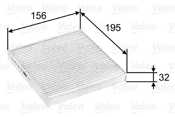 Filter, cabin air VALEO ESSENTIAL 715637