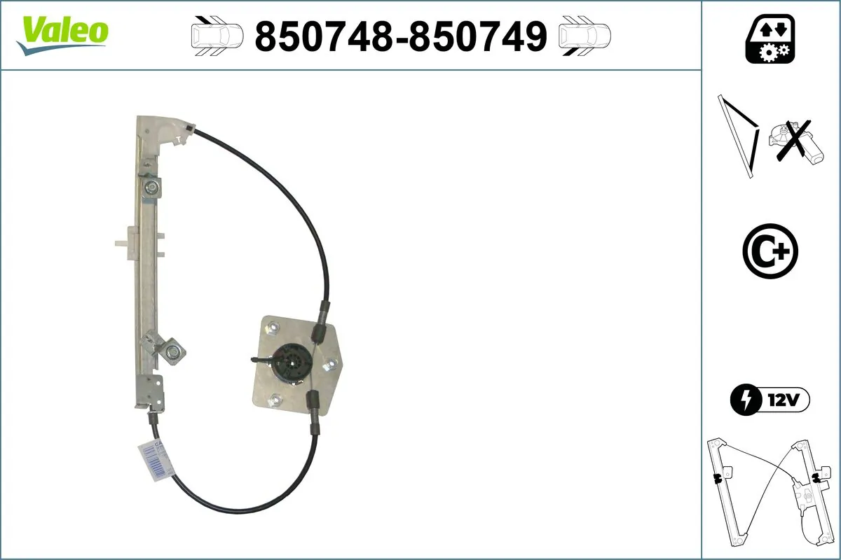 VALEO 850748 Window Regulator