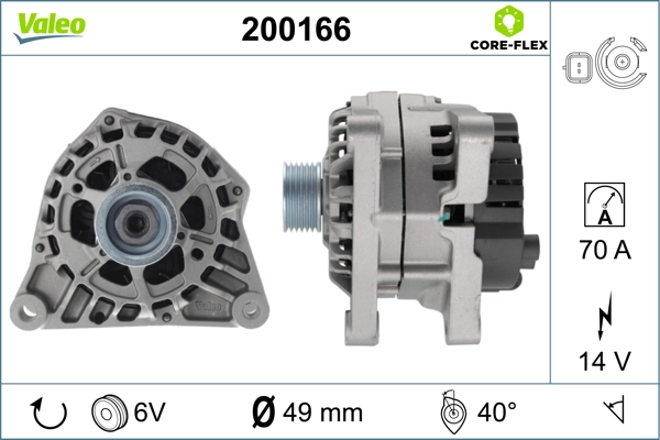 VALEO 200166 Alternator