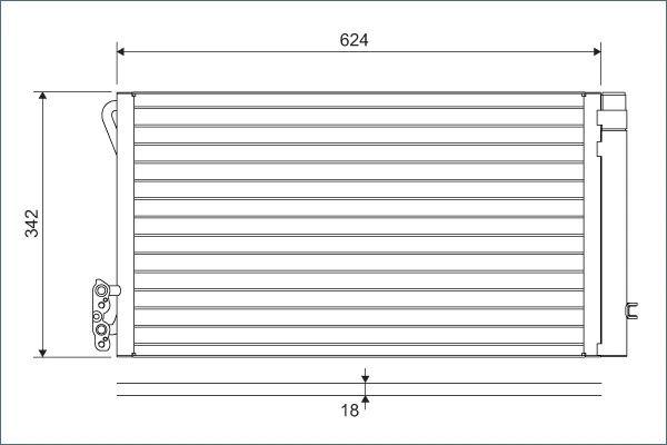 Condenser, air conditioning 814012