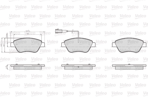Brake Pad Set, disc brake OPTIPACK for LCV 872705