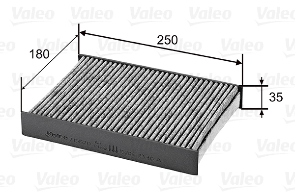 Filter, cabin air VALEO PROTECT 715820