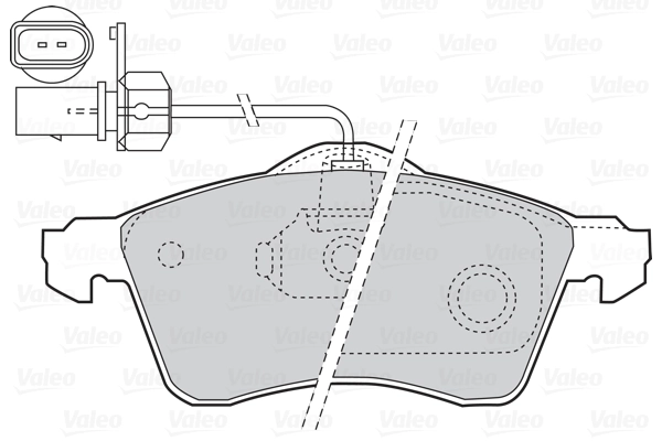 Brake Pad Set, disc brake FIRST 302047