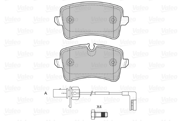 Brake Pad Set, disc brake 601378