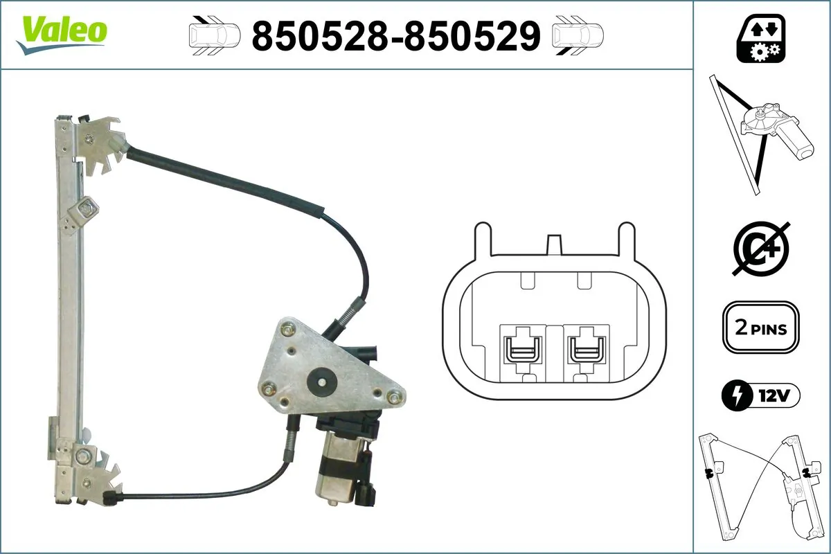 VALEO 850528 Window Regulator