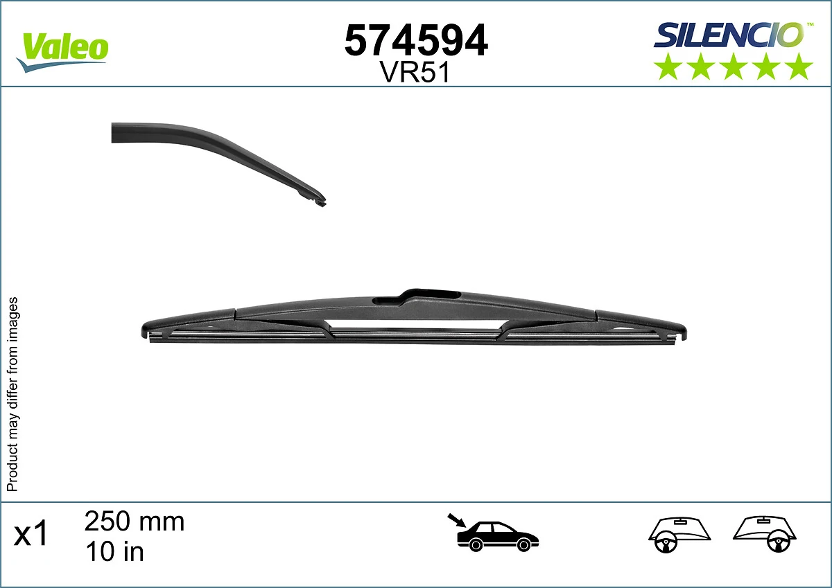 Wiper Blade SILENCIO REAR 574594
