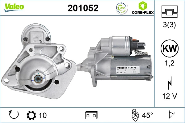 VALEO 201052 Starter