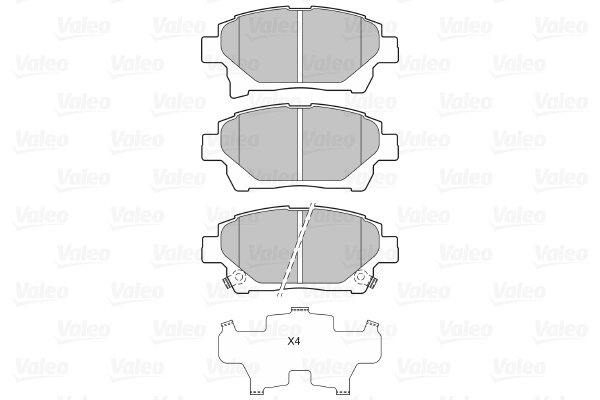 Brake Pad Set, disc brake 601060