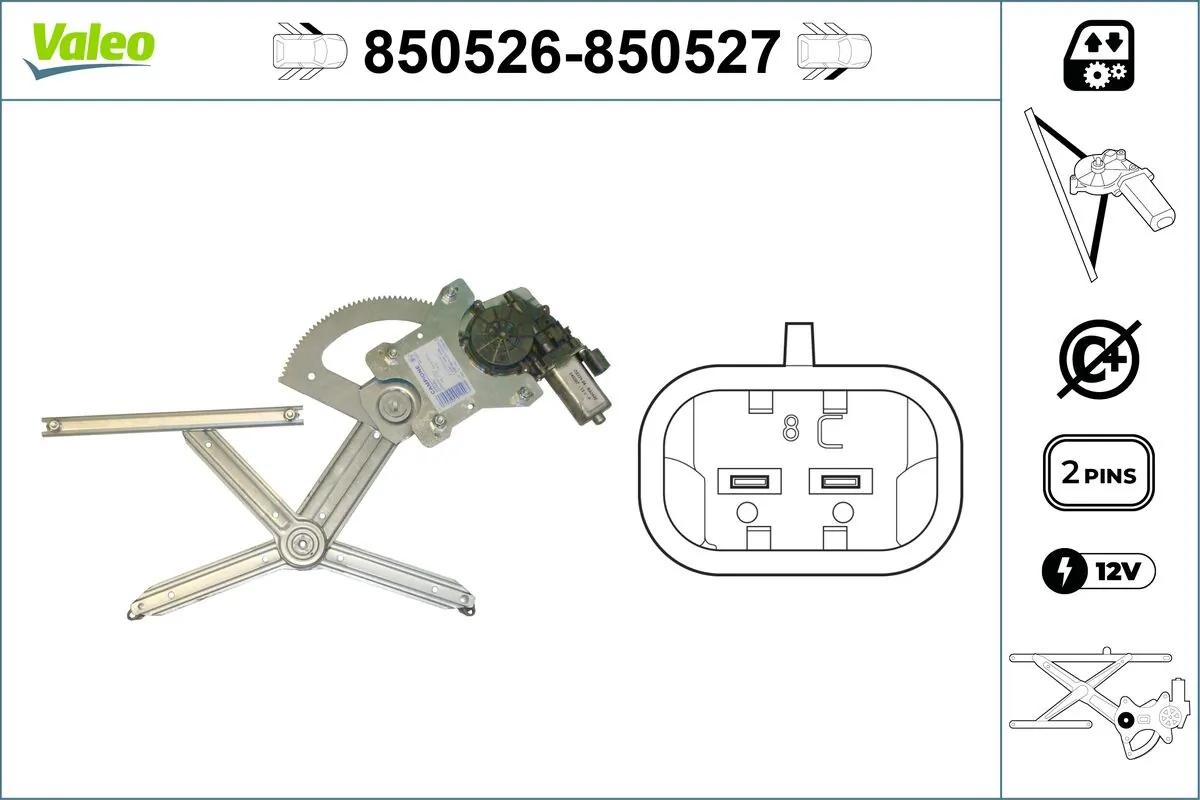 VALEO 850526 Window Regulator