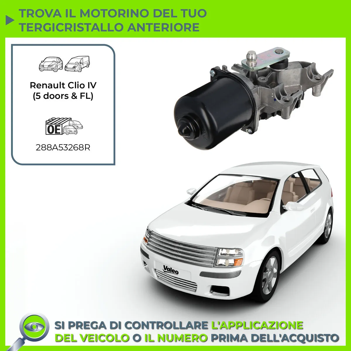VALEO 582756 Wiper Motor