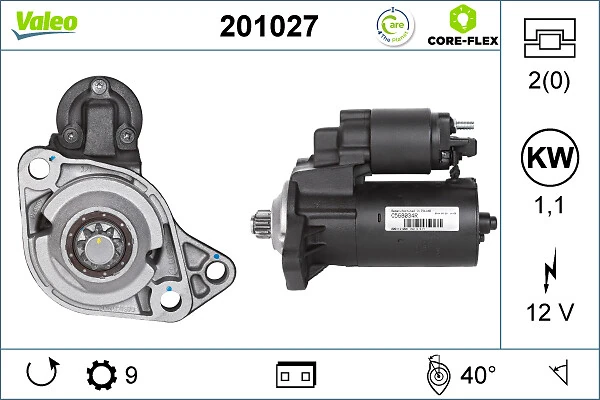VALEO 201027 Starter