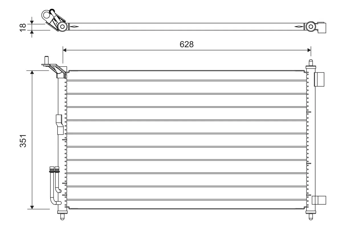 Condenser, air conditioning 817836