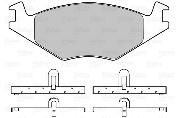 Brake Pad Set, disc brake 598127