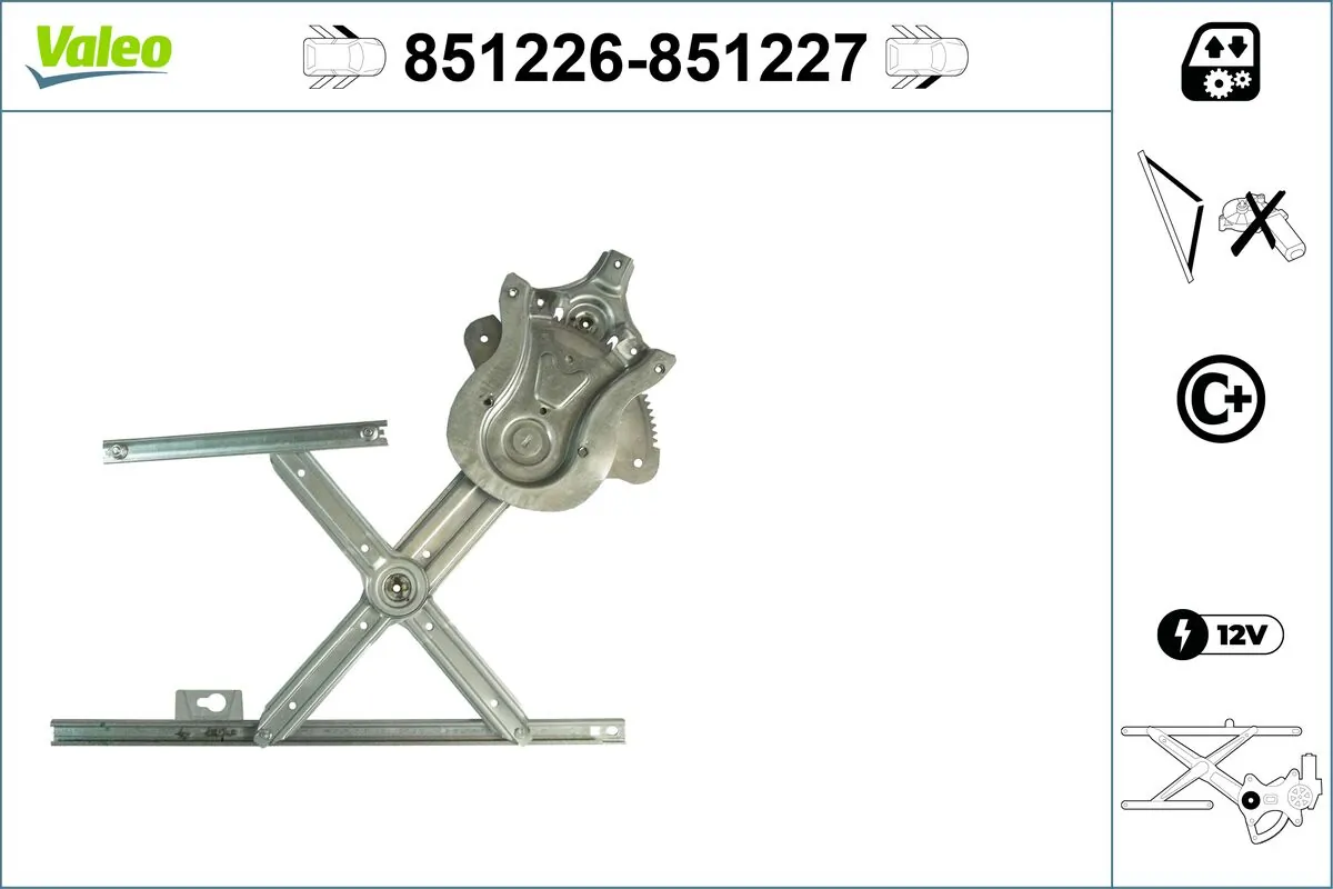 VALEO 851226 Window Regulator